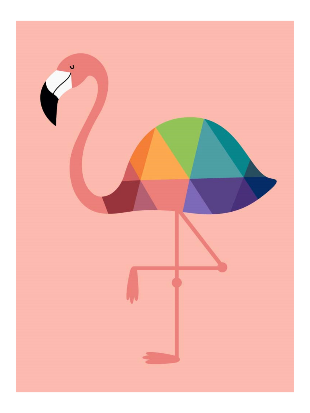 Rainbow Flamingo- Pj- 2097-24