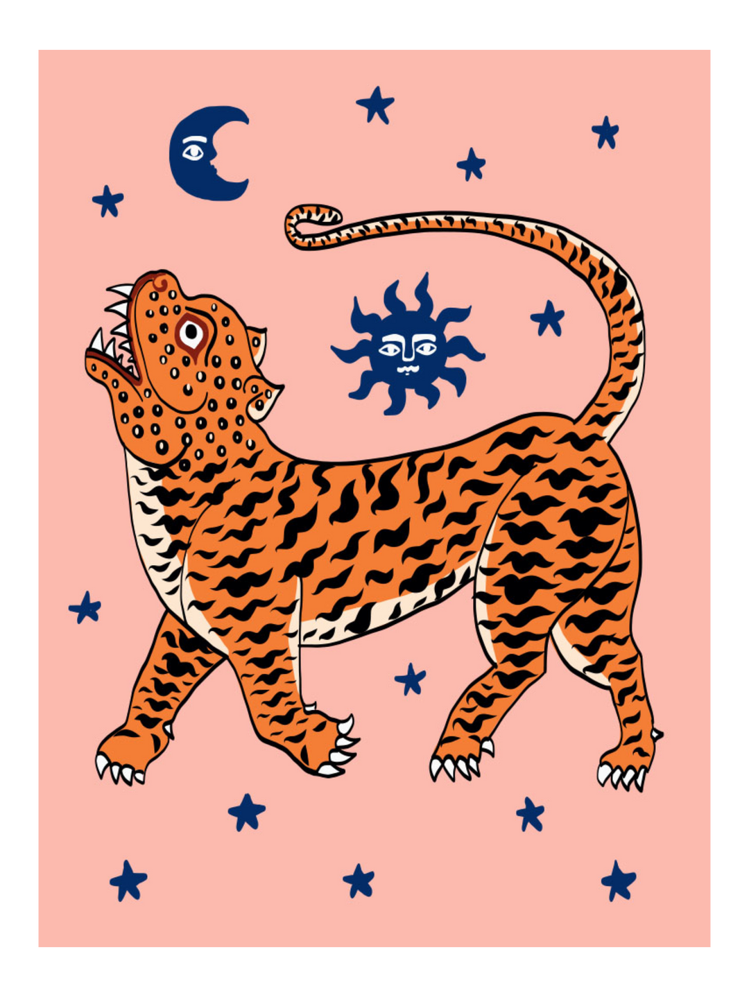 Tiger Temple Pink- Pj- 2102-8