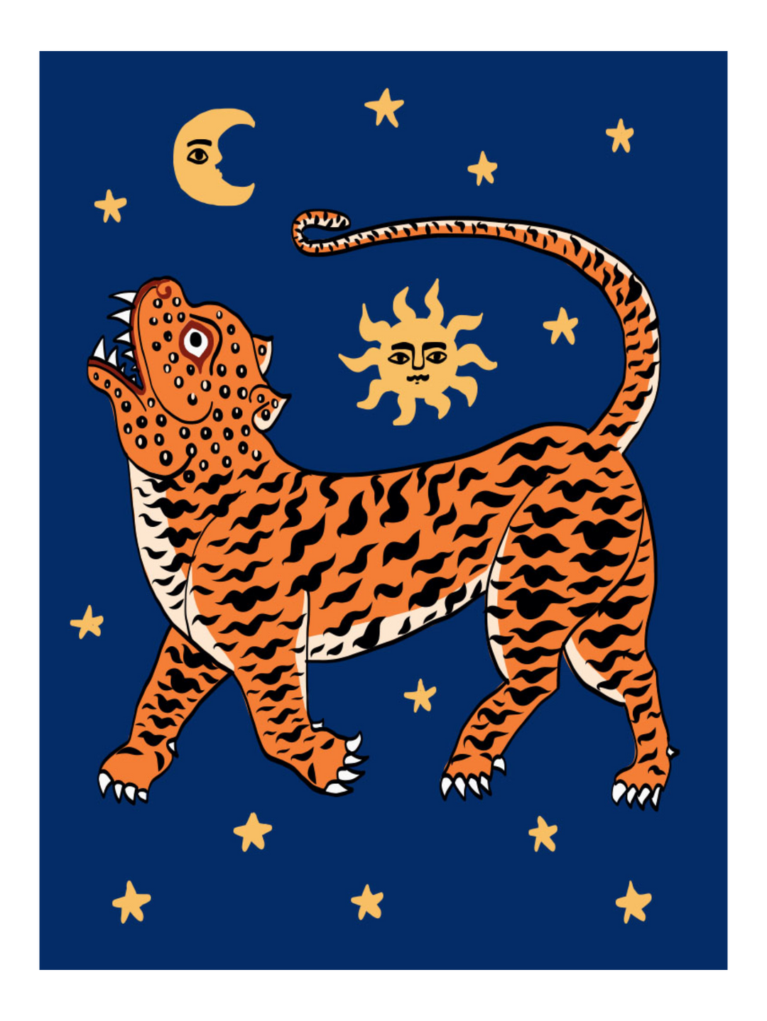 Tiger Temple Blue- Pj-2102-9
