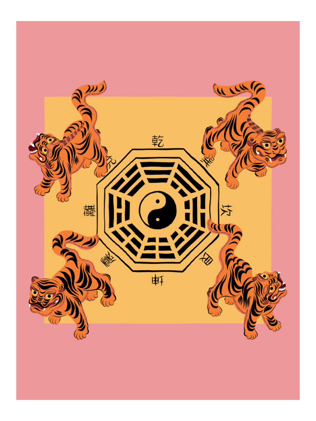 Bagua Tigers Pink- Pj2102-10