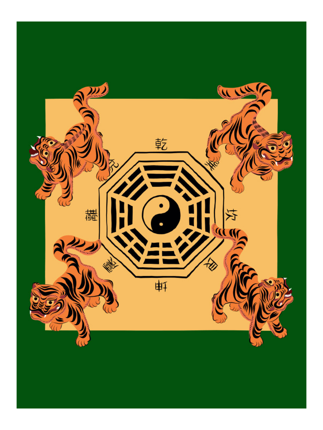 Bagua Tiger Green- Pj- 2102-11