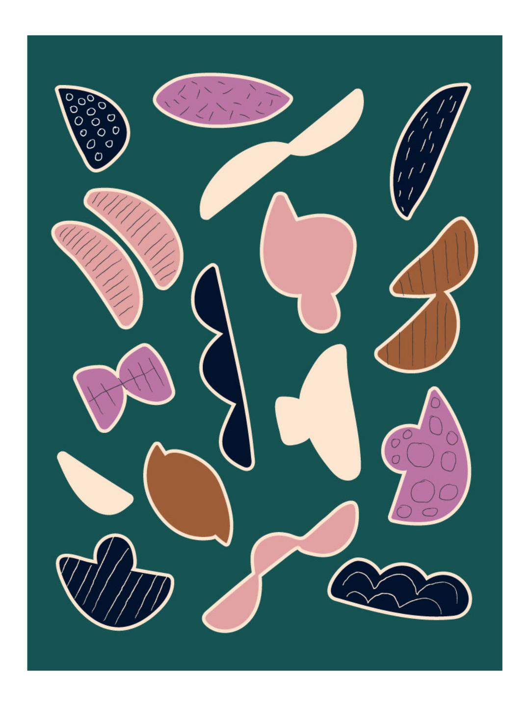 Shapes Salad- Pj- 2104-5
