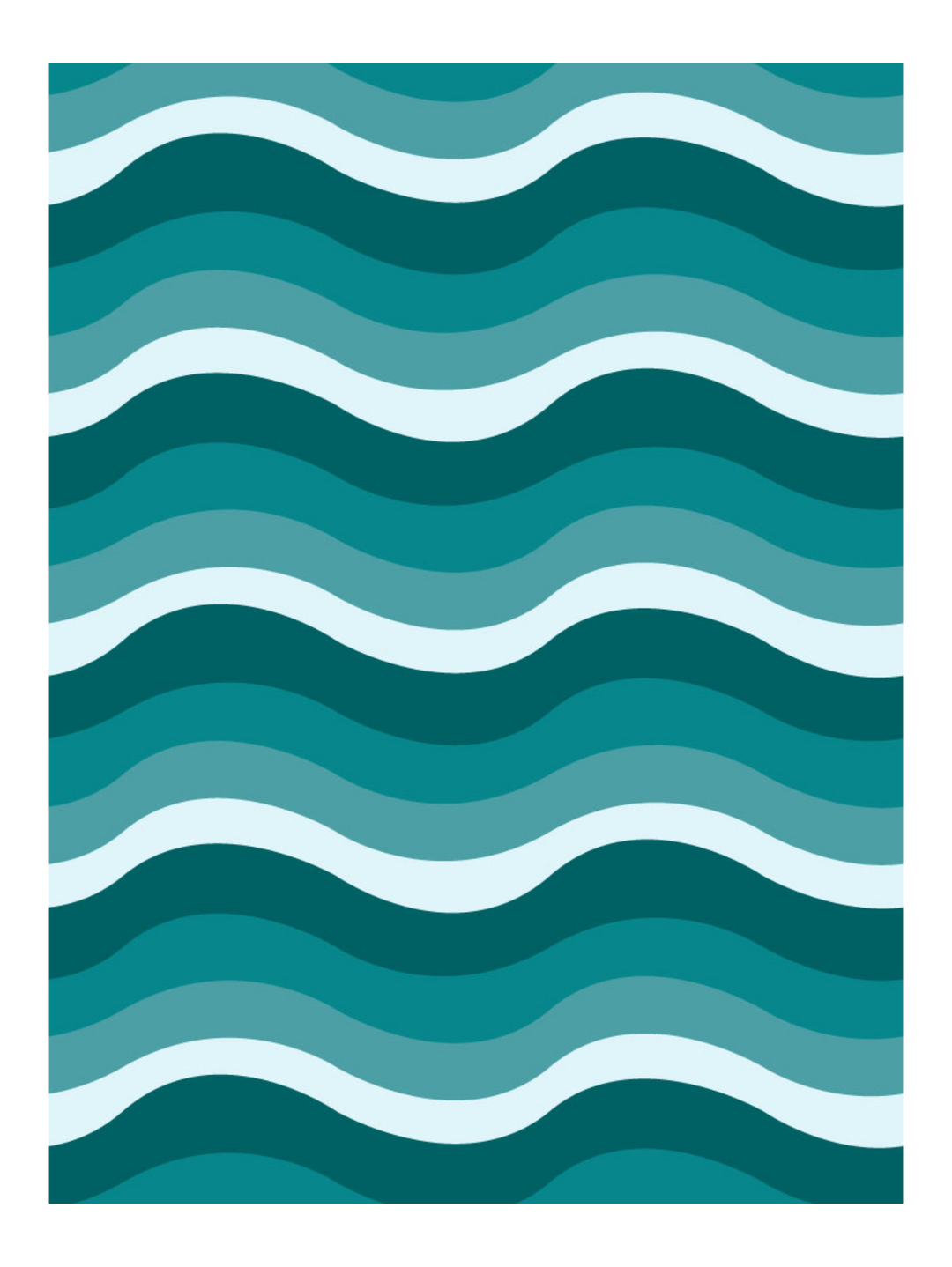 Waves Teal- Pj- 2108-10