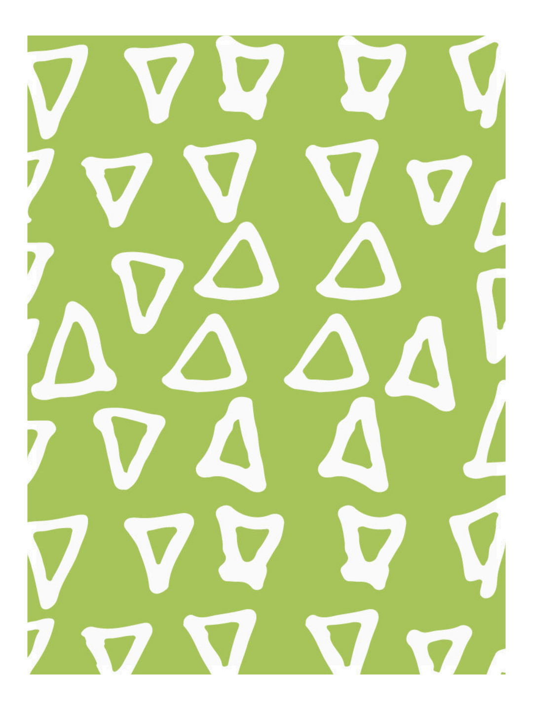 Doodle Triangle Green- Pj- 2108-26