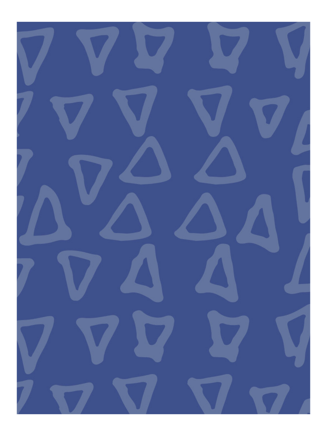 Doodle Triangle Purple- 2108-27