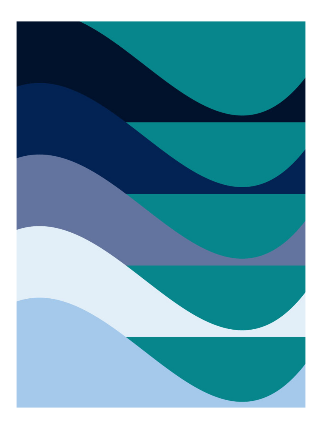 Mod Waves Teal- 2108-37