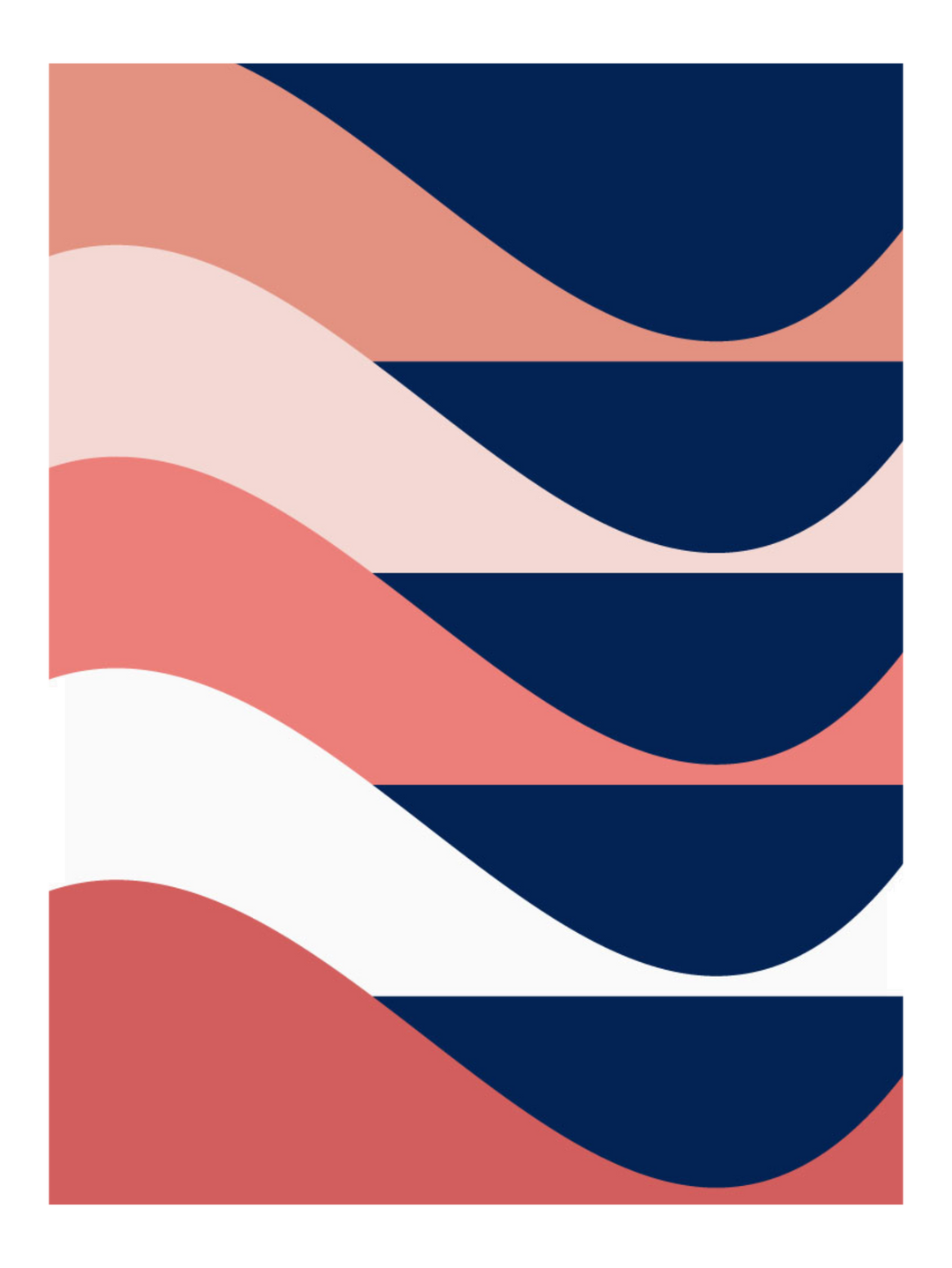 Mod Waves Pink- 2108-38