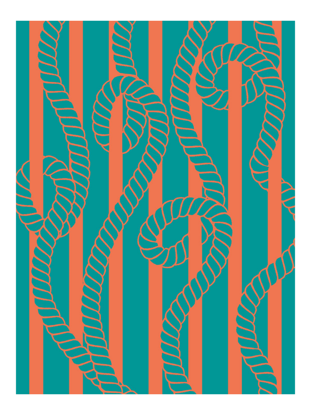 Sanur Ropes Green Orange- Pj-2094-3