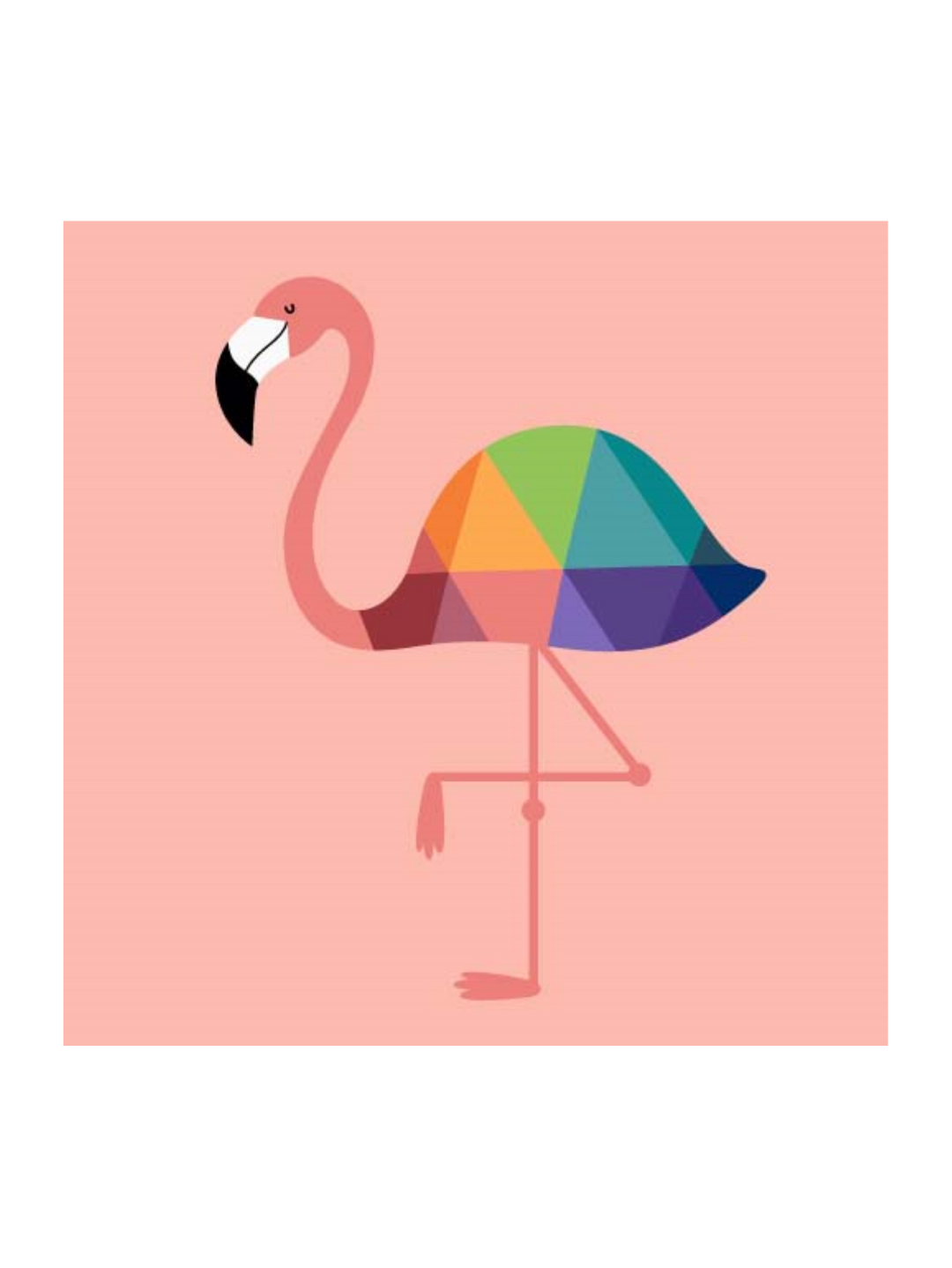 Rainbow Flamingo- Pj- 5094-54