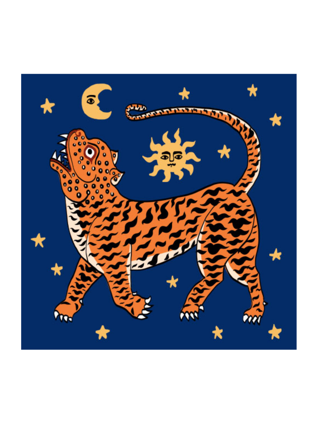 Tiger Temple- Blue- Pj-2102-21