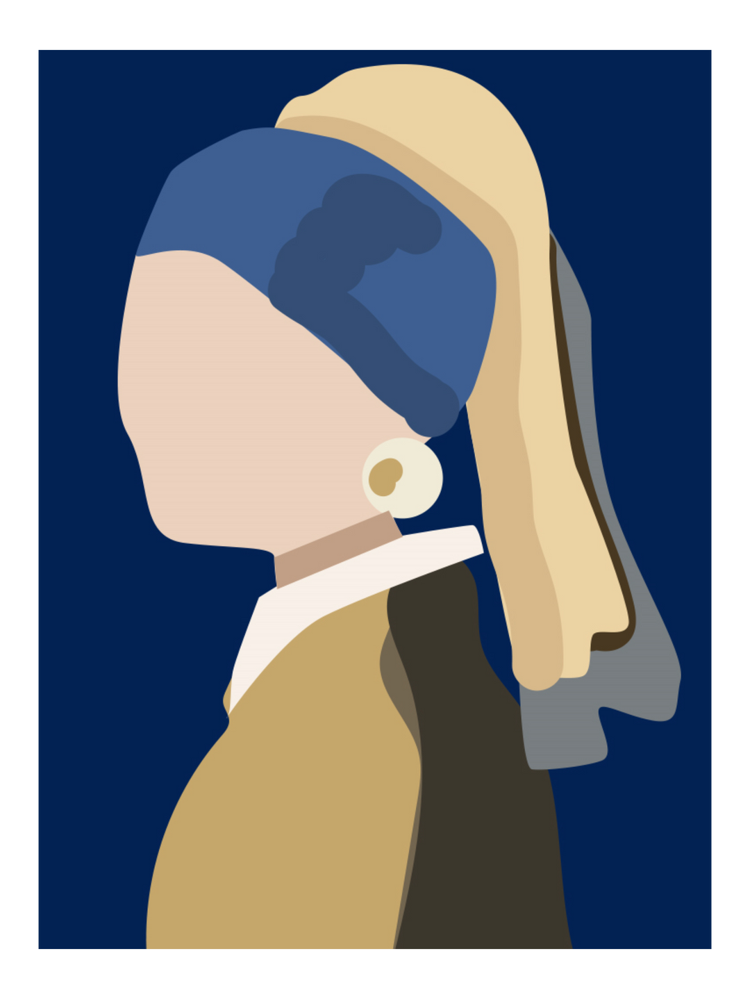 Girl With The Pearl Earring Blue  Pj-2115-22