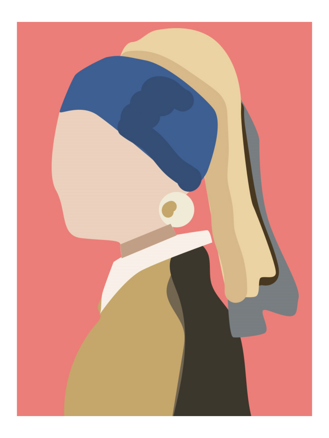Girl With The Pearl Earring Pink  Pj-2115-23