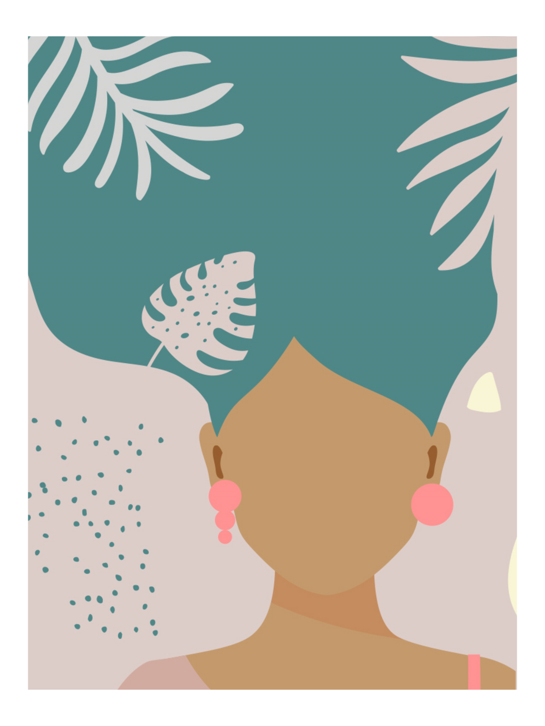 Green Hair Woman  Pj-2115-24