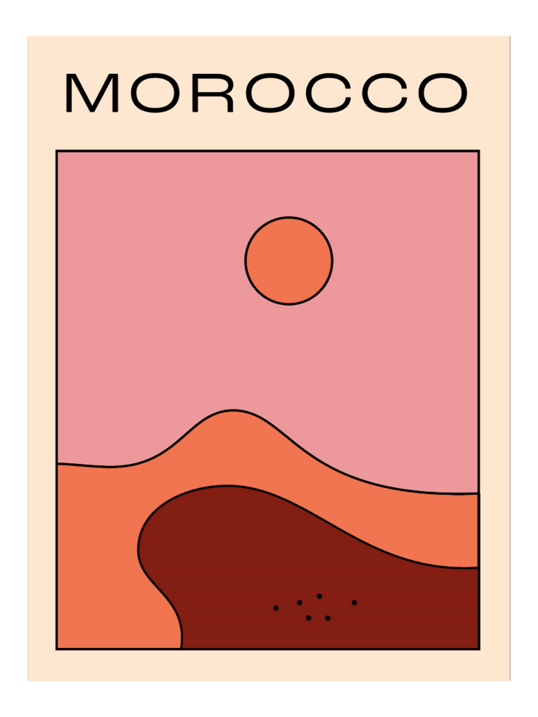 Morocco Poster Pj-2268-3