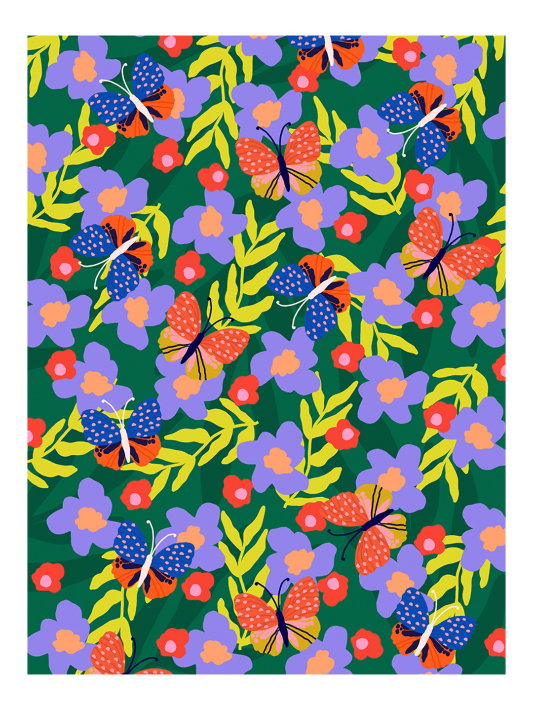 Butterflies At Your Window Pj-2274-2