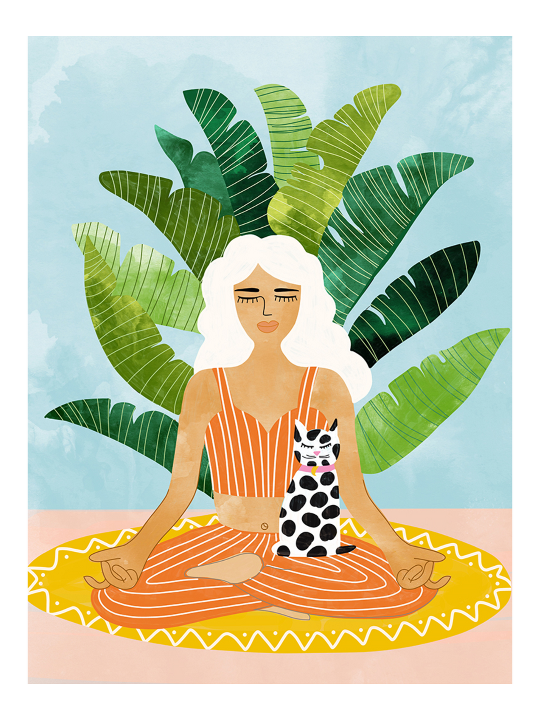 Meditation With Thy Cat - Pj-2398-3