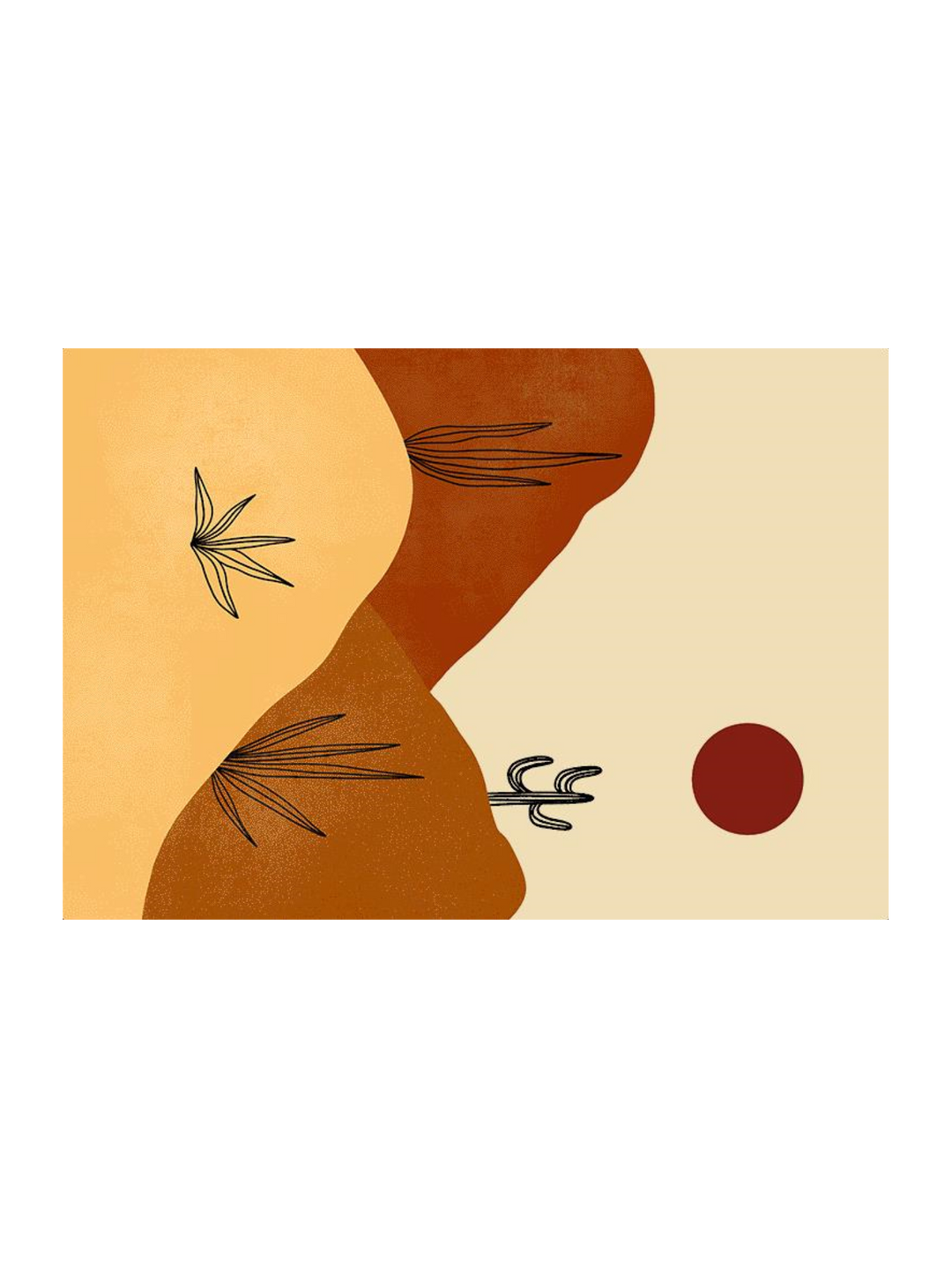 Sunset Desert Small  Pj-2574