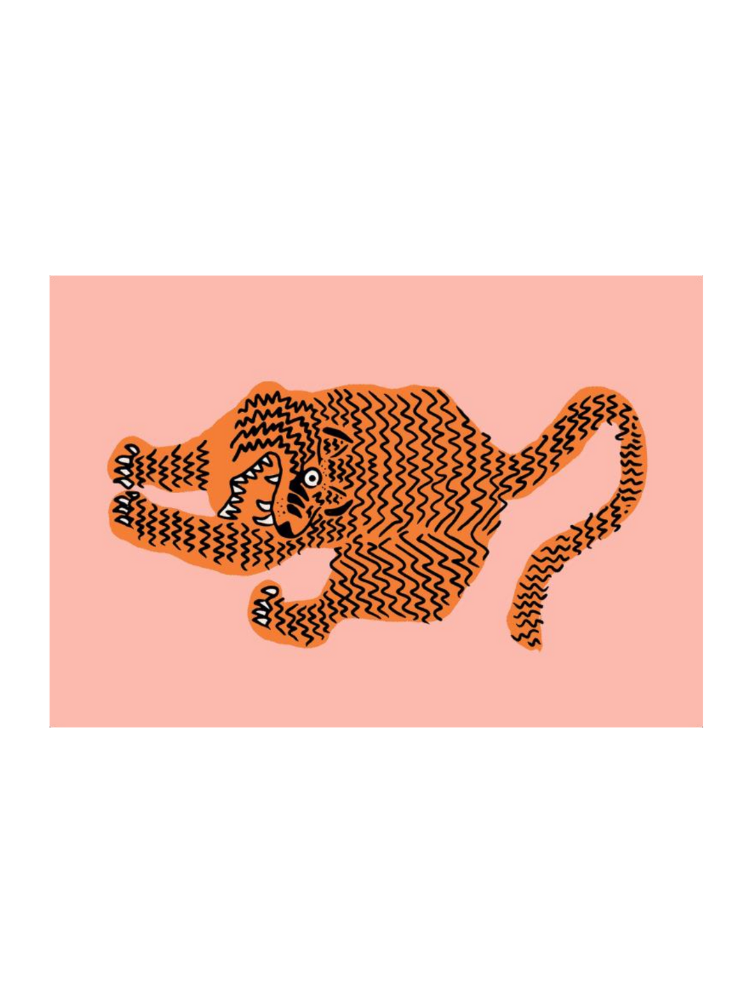 Tiger Pink Small  Pj-2102-29