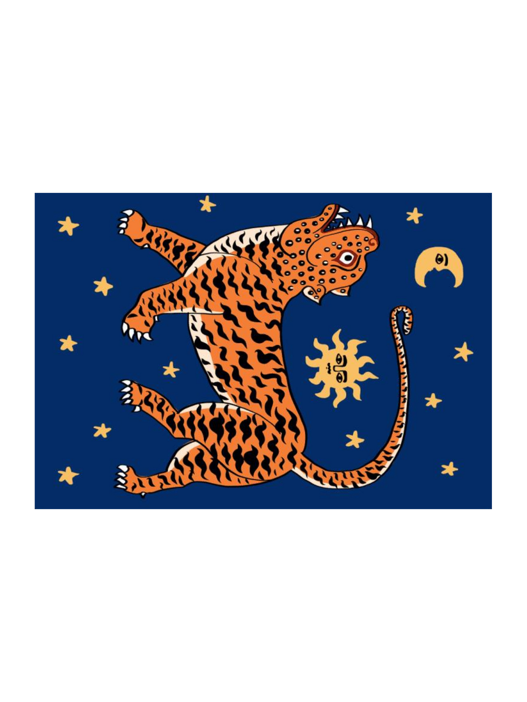 Tiger Temple Blue Small - Pj-2102-30