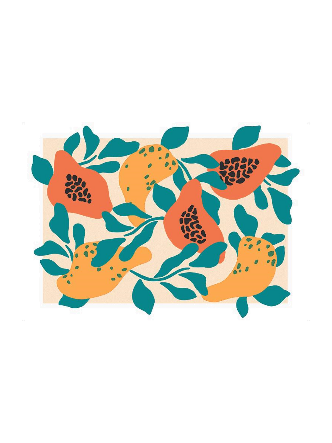 Papaya Party Small  Pj-2261-6