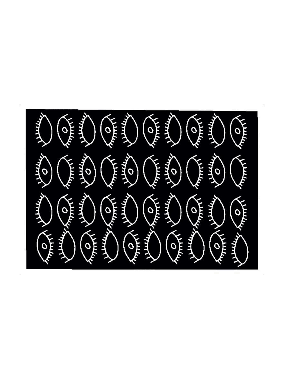 Eyes Pattern Black Small  Pj-2115-48