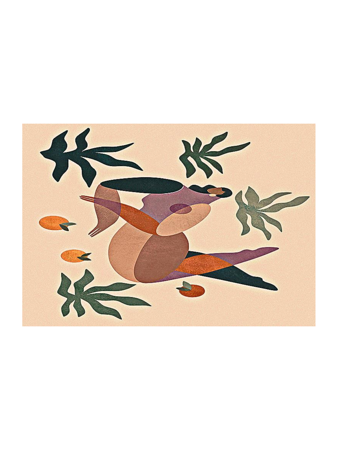 Relaxing Woman 54 X 38