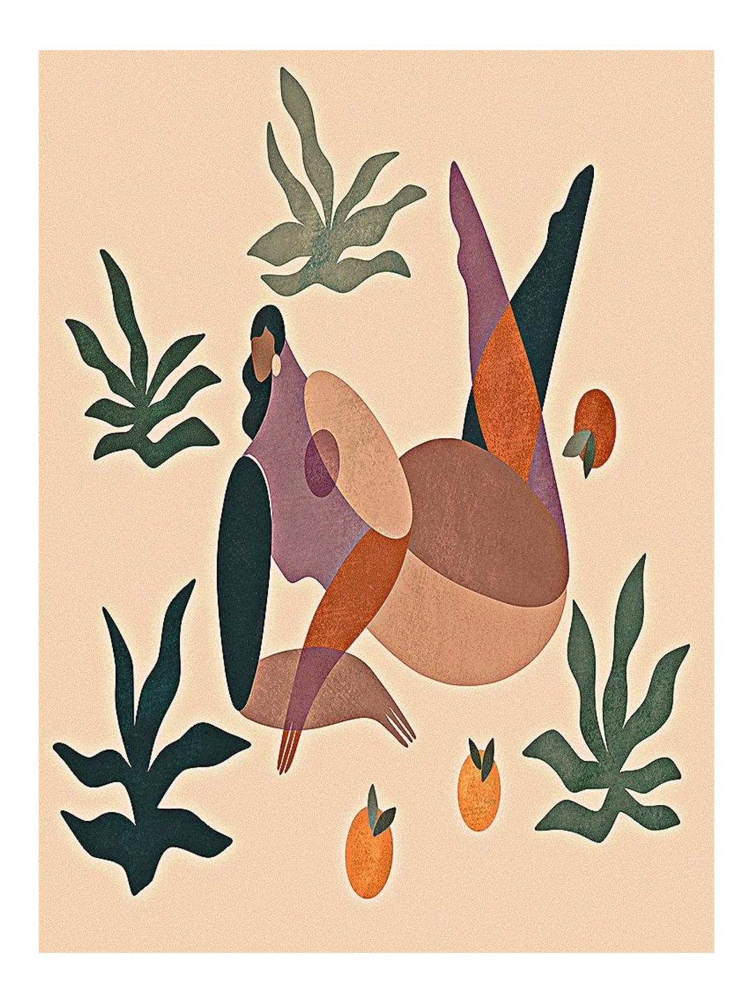 Relaxing Woman 72 X 54