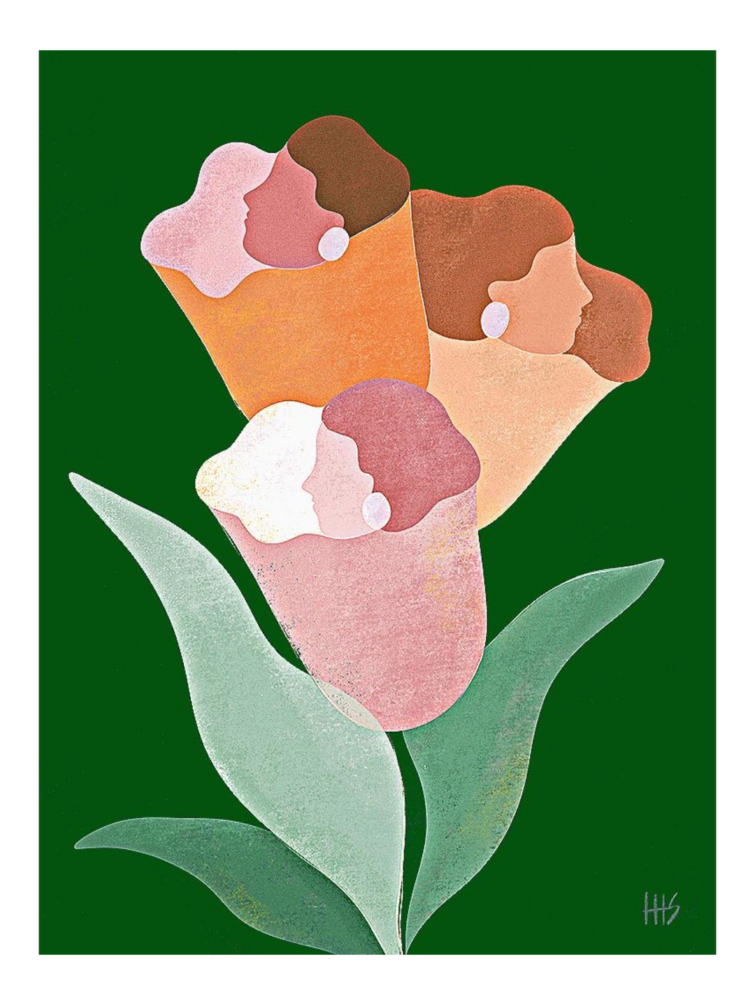 Happy Bouquet 72 X 54
