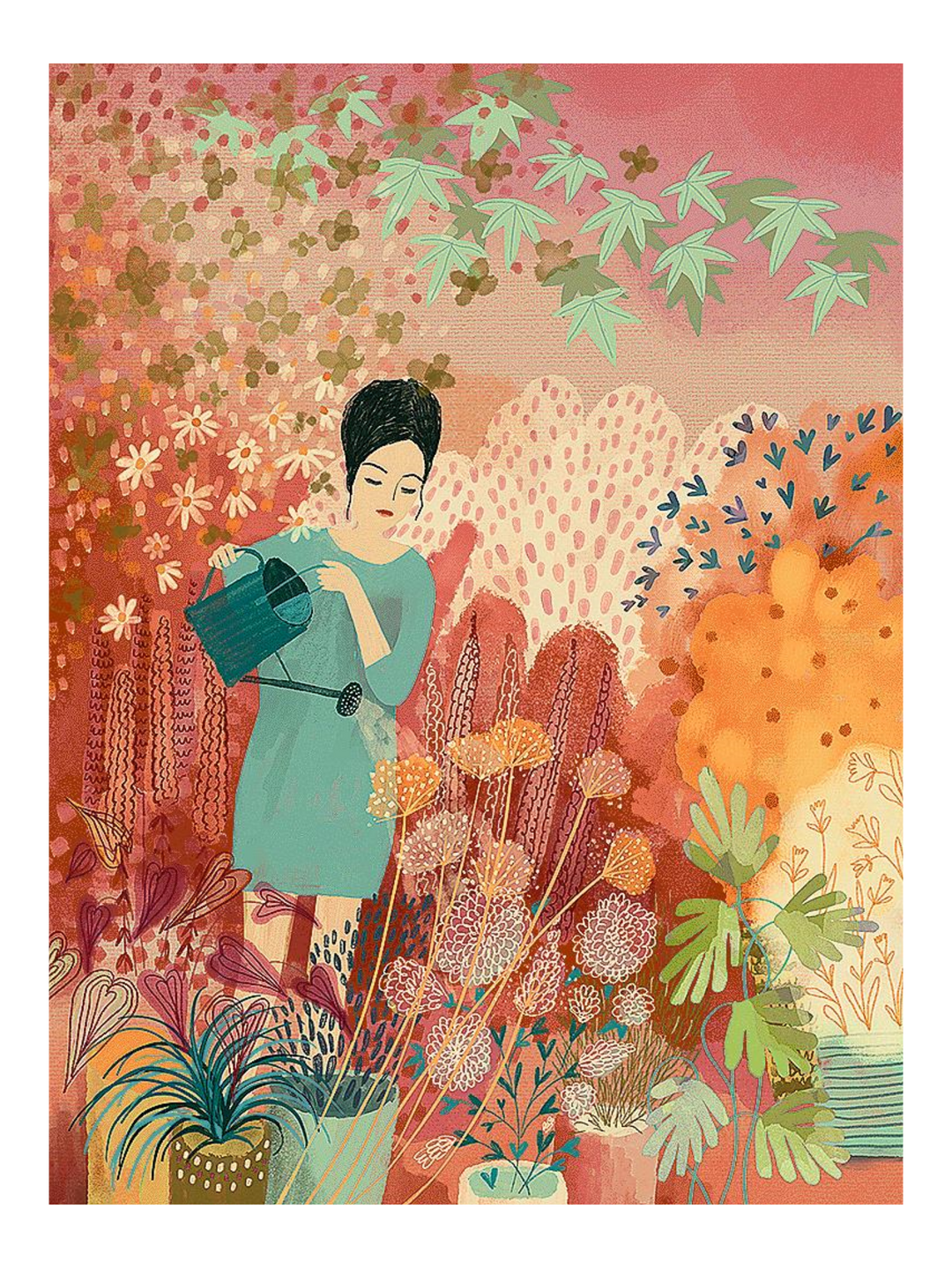 Watering The Dream Garden - Lg