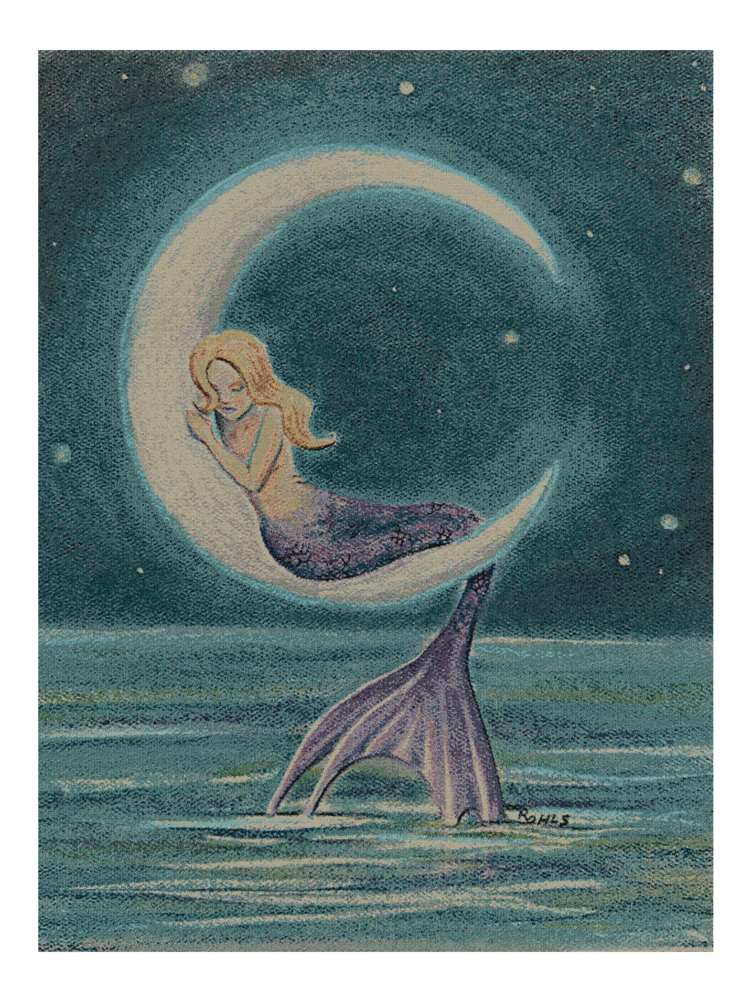 Moon Mermaid Blanket