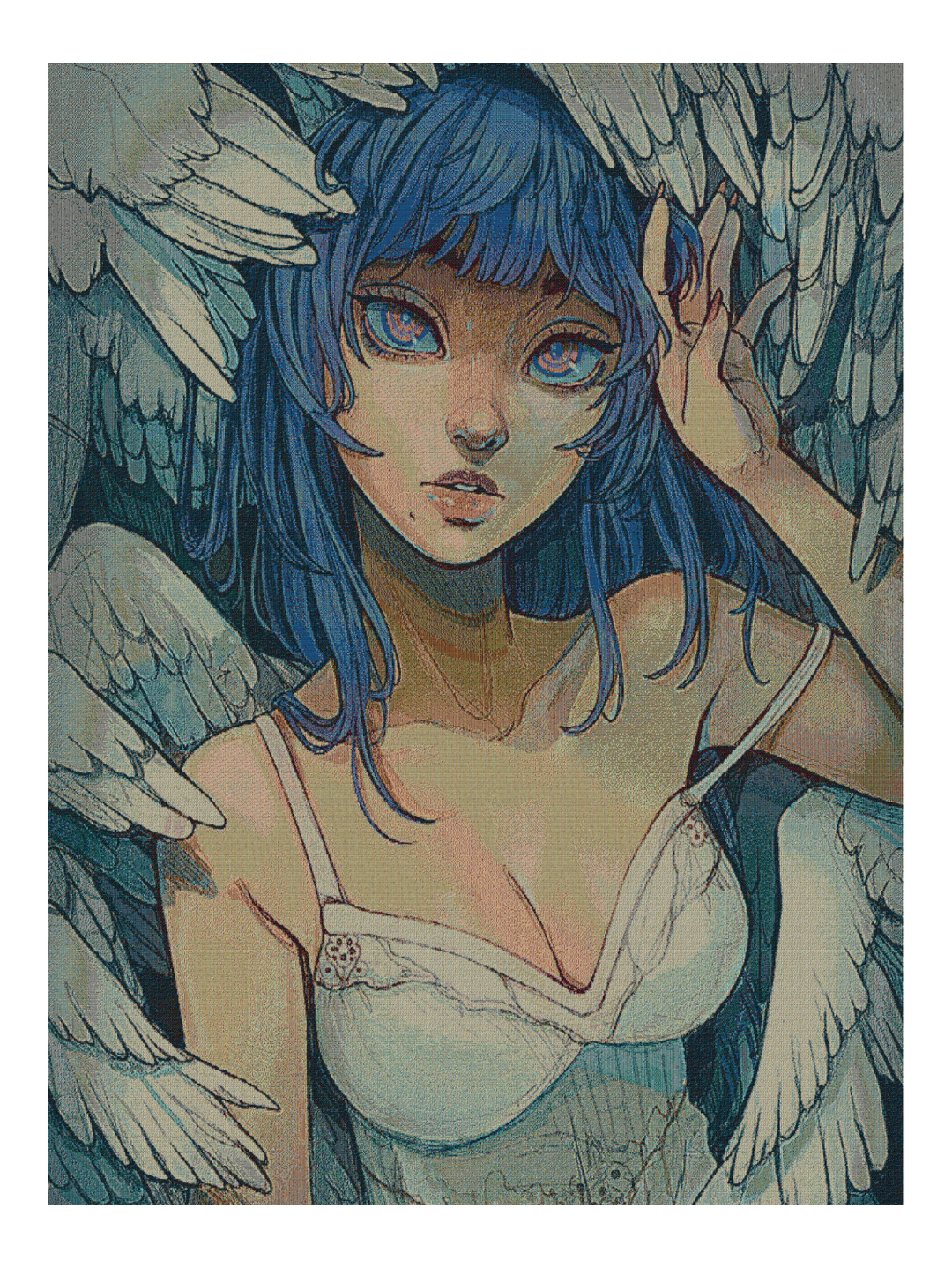 Gris Angel - Extra Blue Blanket