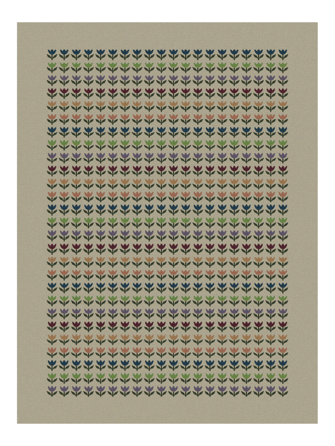 Tiny Flowers Blanket
