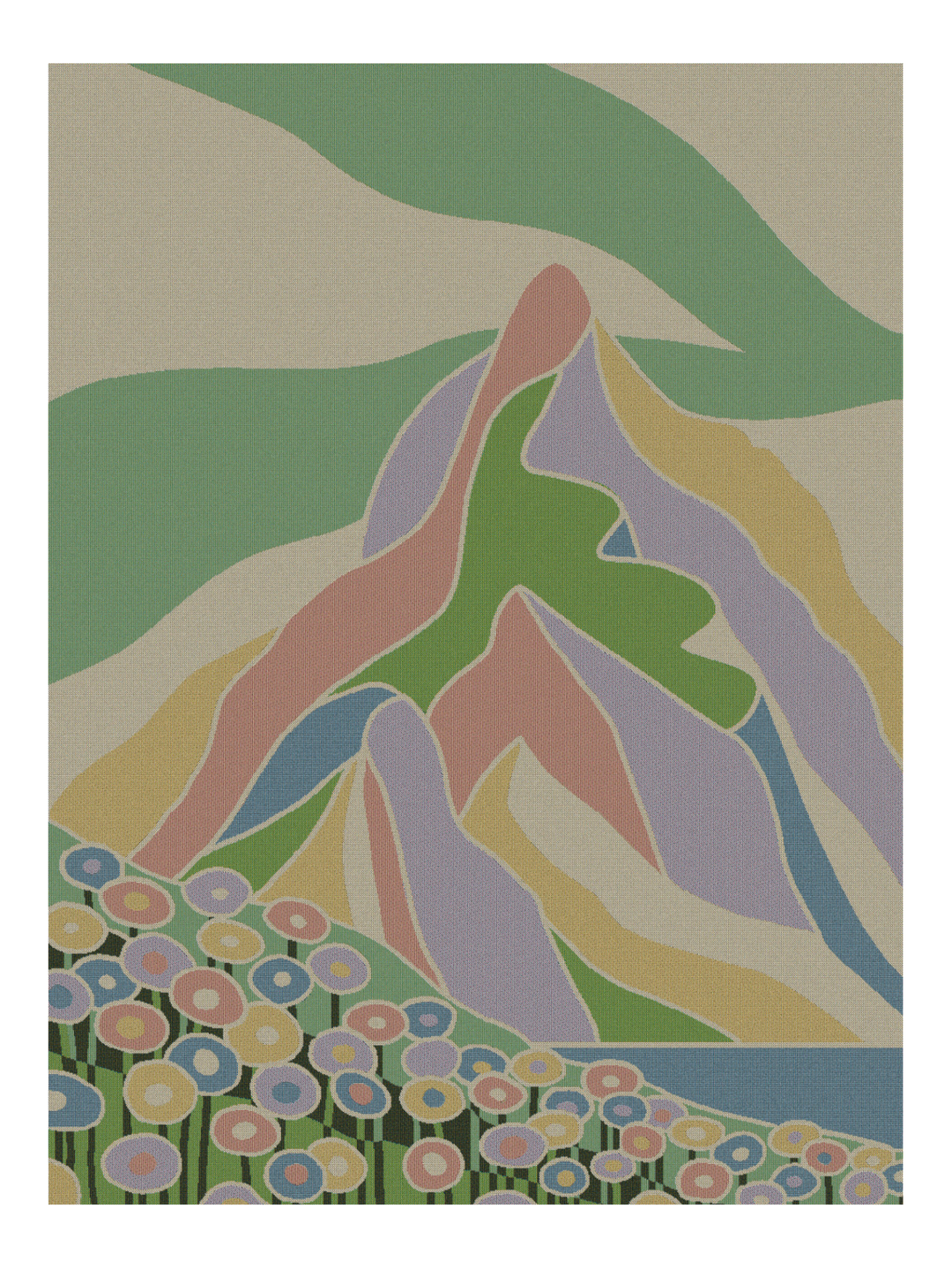 Flower Mountain 2.0 Blanket