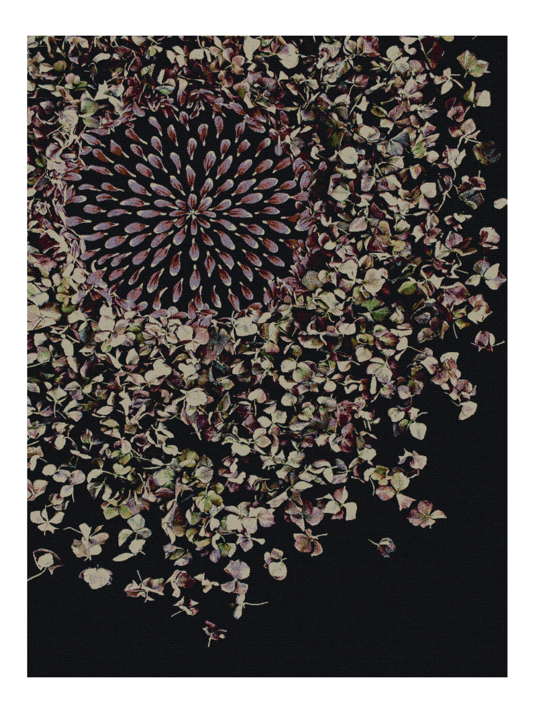 Hydrangea Petals Blanket