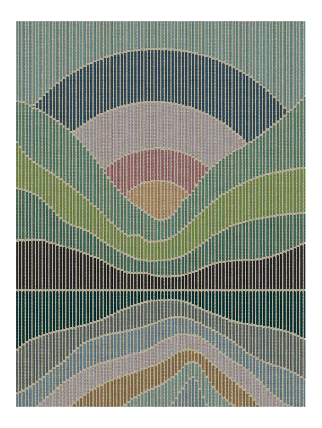 Multi Lined Landscape Blanket