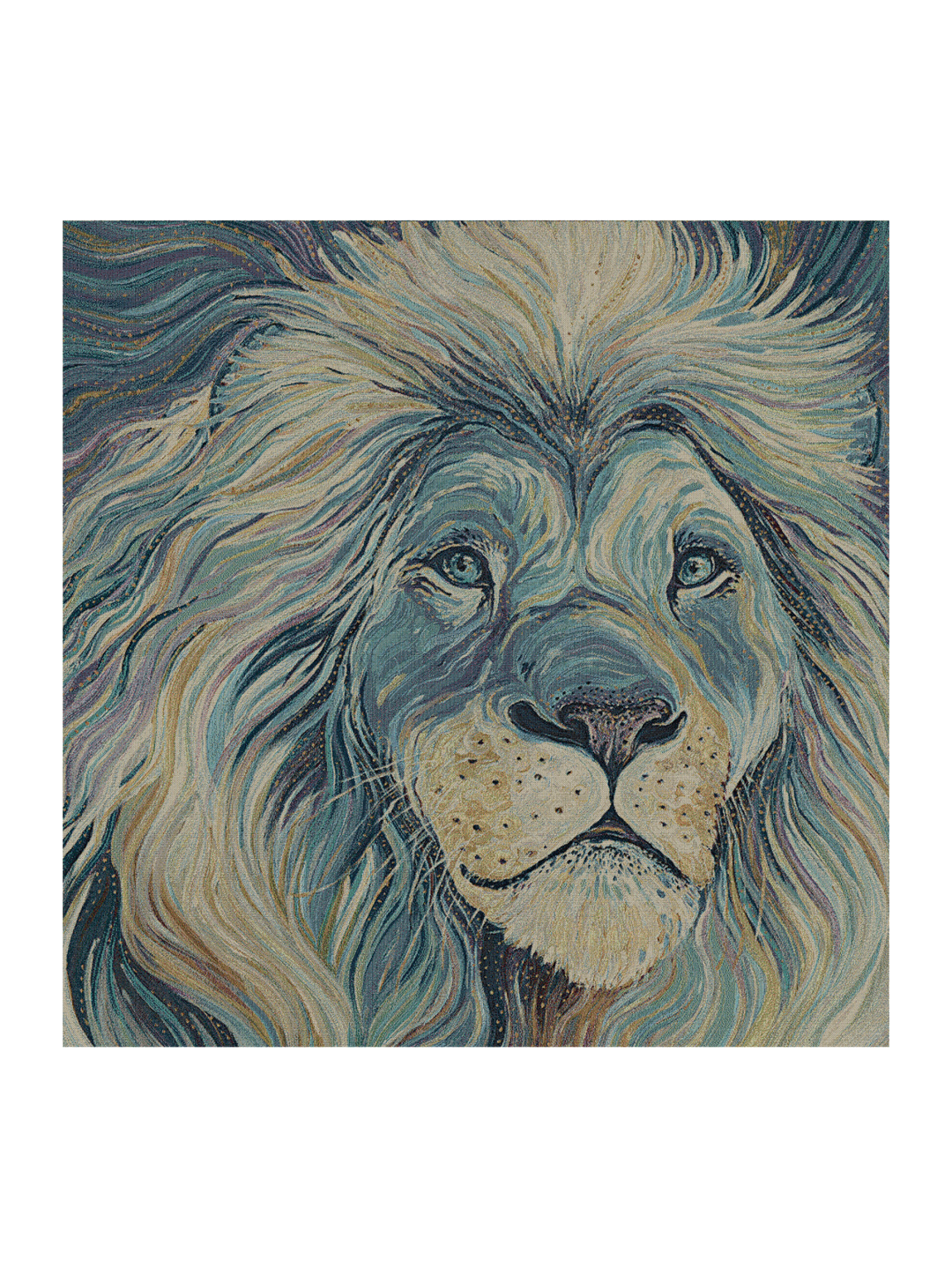 White Lion Blanket