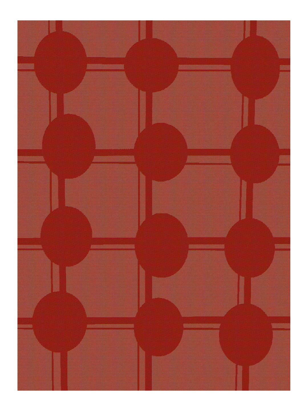 1022 Sinead Circles - Red Blanket