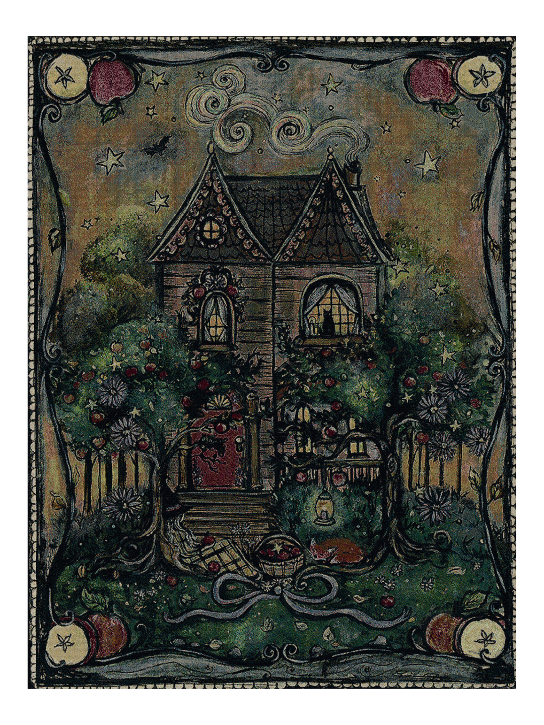 House Of Apples And Asters Blanket