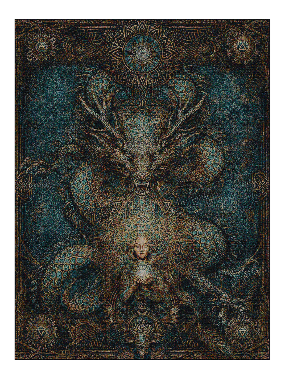 Dragon Design Blanket