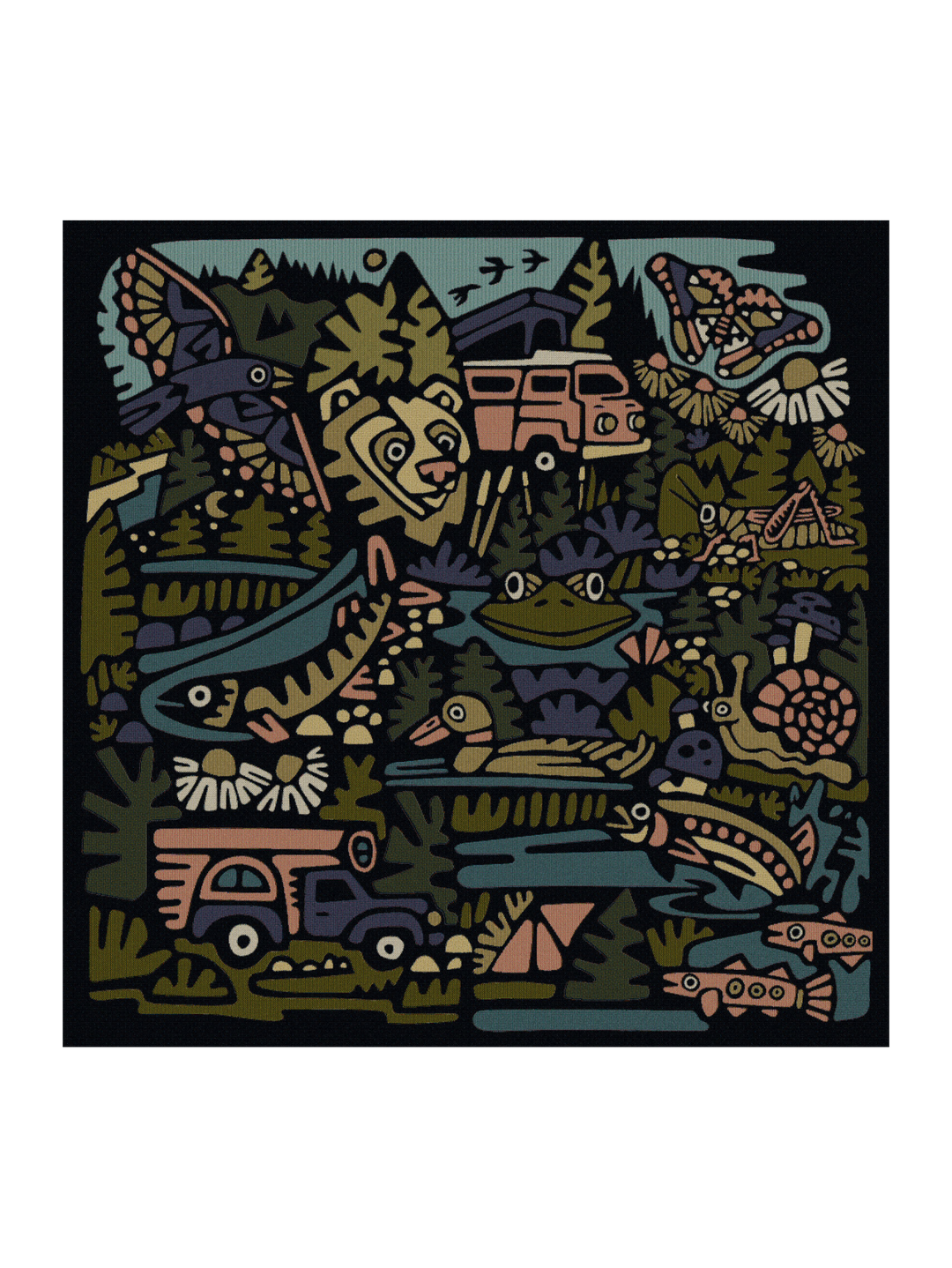 Forest Friends Blanket