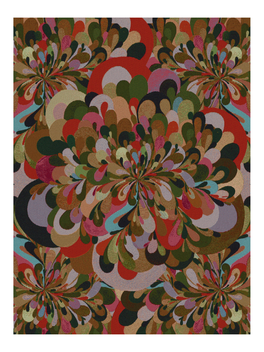 Flora Lebowski Red Blanket