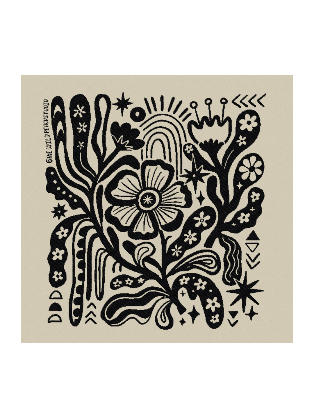 Bw Floral Good Mood Blanket