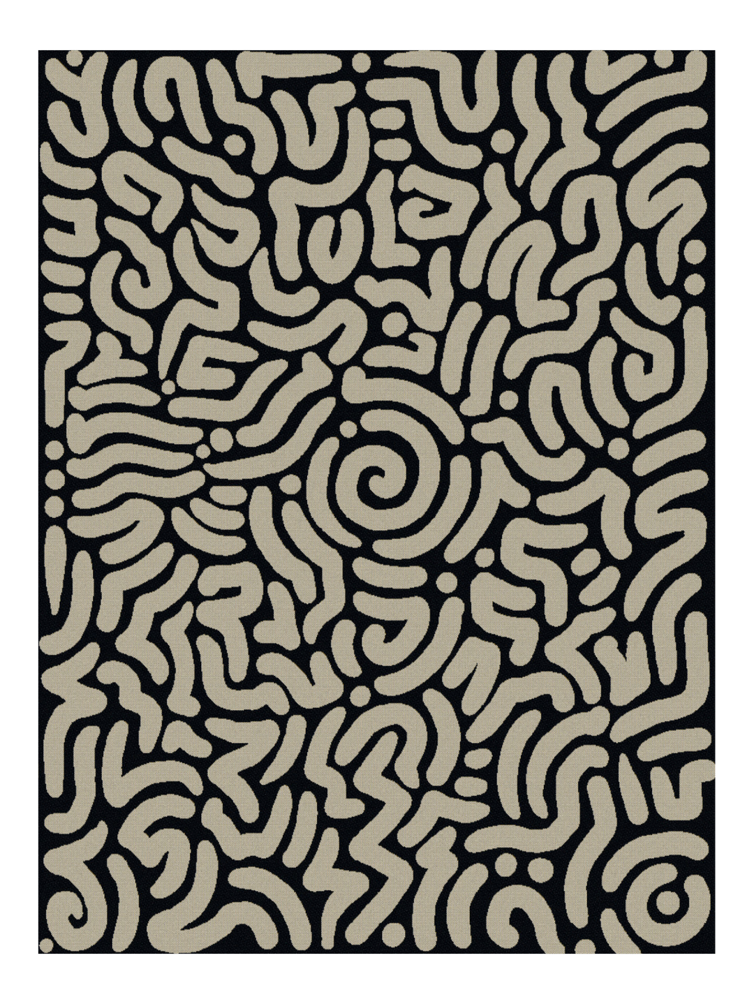 Motif B&W Blanket