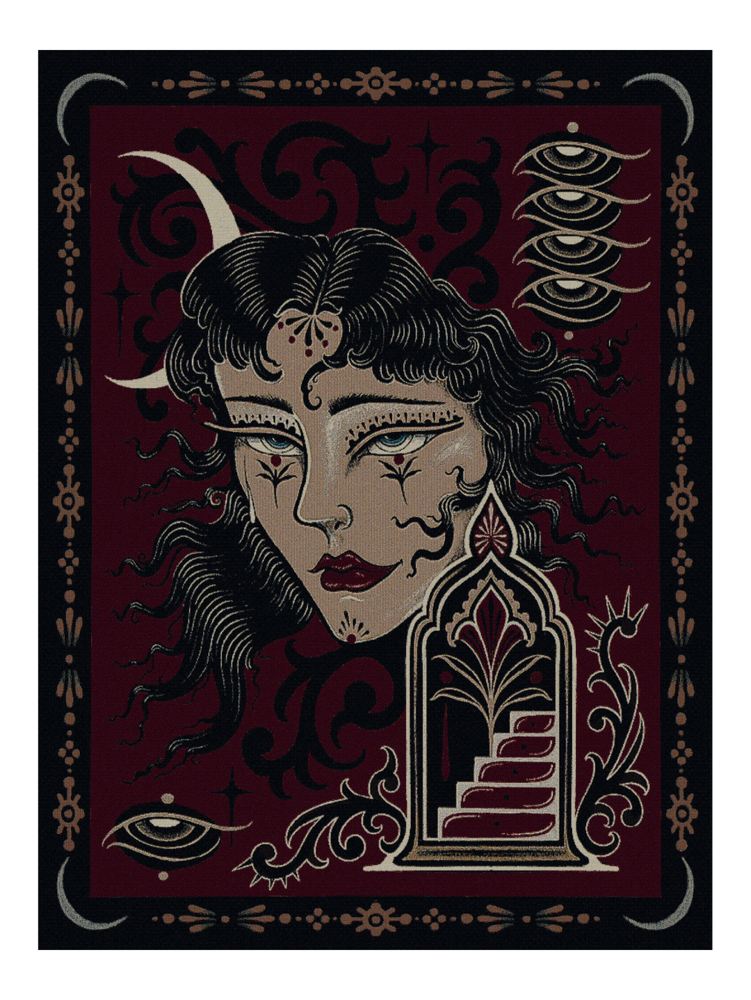 Red Lady V2 Blanket