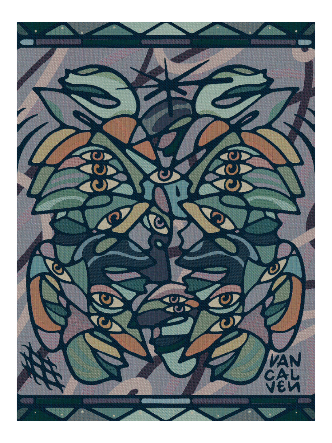 Diplopia Tapestry Blanket